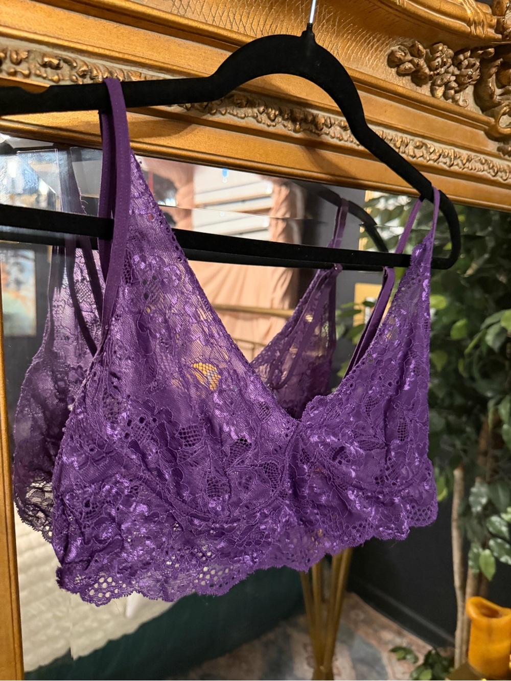 Adonna Purple Lace Bralette